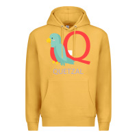 Mustard Cute Quetzal Kid's Premium Hoodie - artisFamous
