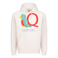 Pale Pink Cute Quetzal Kid's Premium Hoodie - artisFamous