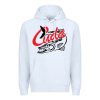 White bara cuda Premium Hoodie - artisFamous
