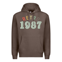 Coffee Retro 1987 Premium Hoodie - artisFamous