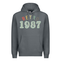 Rock Retro 1987 Premium Hoodie - artisFamous