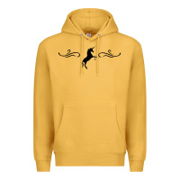 Mustard unicorn Premium Hoodie - artisFamous