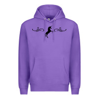 Purple unicorn Premium Hoodie - artisFamous