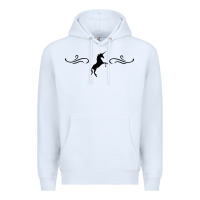 White unicorn Premium Hoodie - artisFamous