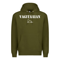 Army Green vagitarian Premium Hoodie - artisFamous