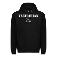 Black vagitarian Premium Hoodie - artisFamous