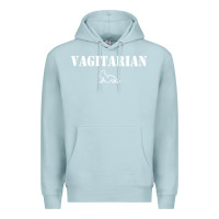 Blue Mist vagitarian Premium Hoodie - artisFamous
