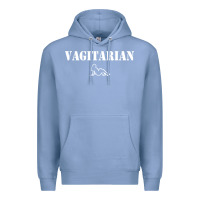 Colony Blue vagitarian Premium Hoodie - artisFamous