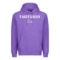 Purple vagitarian Premium Hoodie - artisFamous
