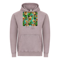 Vintage Zinc avacado with turquoise and leopard background mug coaster Vintage Hoodie - BarkalooDesign
