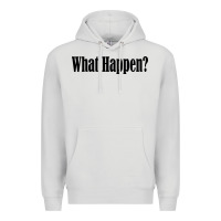 Dove Grey what happen Premium Hoodie - artisFamous