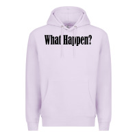 Lilac what happen Premium Hoodie - artisFamous