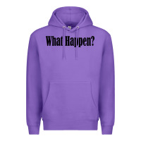 Purple what happen Premium Hoodie - artisFamous