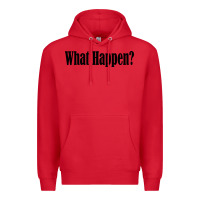 Red what happen Premium Hoodie - artisFamous