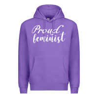 Purple Proud feminist Premium Hoodie - artisFamous