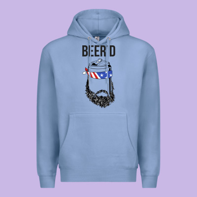 Beer'd Funny Premium Hoodie Designed By Artisfamous
