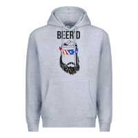 Heather Grey beer'd funny Premium Hoodie - artisFamous