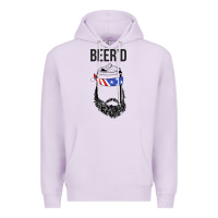 Lilac beer'd funny Premium Hoodie - artisFamous