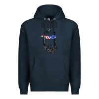 Navy beer'd funny Premium Hoodie - artisFamous