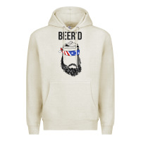 Oatmeal Heather beer'd funny Premium Hoodie - artisFamous