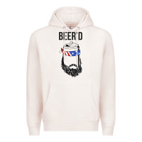 Pale Pink beer'd funny Premium Hoodie - artisFamous