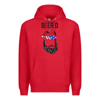 Red beer'd funny Premium Hoodie - artisFamous