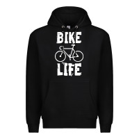 Black bike life Premium Hoodie - artisFamous