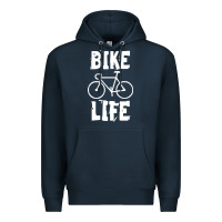 Navy bike life Premium Hoodie - artisFamous