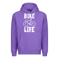 Purple bike life Premium Hoodie - artisFamous