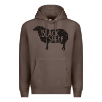 Coffee black sheep silhouette Premium Hoodie - artisFamous