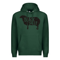 Sports Green black sheep silhouette Premium Hoodie - artisFamous