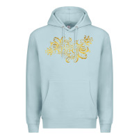 Blue Mist Gold2 Premium Hoodie - artisFamous