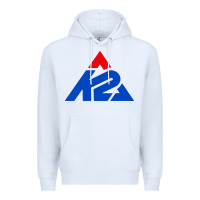 White new k2 ski snowboarding Premium Hoodie - artisFamous