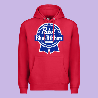 Pabst Blue Ribbon Premium Hoodie Designed By Artisfamous