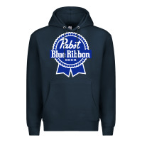 Navy pabst blue ribbon Premium Hoodie - artisFamous