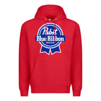 Red pabst blue ribbon Premium Hoodie - artisFamous