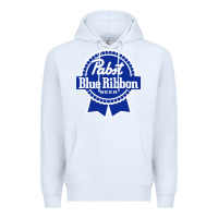 White pabst blue ribbon Premium Hoodie - artisFamous