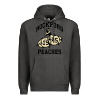 Charcoal Heather rockford peaches Premium Hoodie - artisFamous