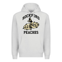 Dove Grey rockford peaches Premium Hoodie - artisFamous