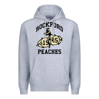 Heather Grey rockford peaches Premium Hoodie - artisFamous
