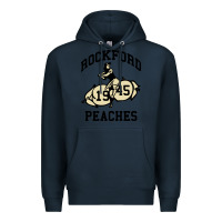 Navy rockford peaches Premium Hoodie - artisFamous