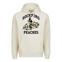 Oatmeal Heather rockford peaches Premium Hoodie - artisFamous