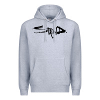 Heather Grey staind Premium Hoodie - artisFamous