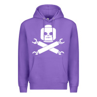 Purple block face pirate Premium Hoodie - artisFamous