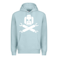 Blue Mist block face pirate Premium Hoodie - artisFamous