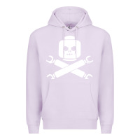 Lilac block face pirate Premium Hoodie - artisFamous