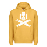 Mustard block face pirate Premium Hoodie - artisFamous