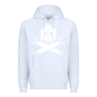 White block face pirate Premium Hoodie - artisFamous