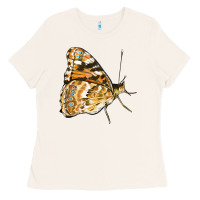 Bone Painted Lady Butterfly Ladies Tee - LillyAllenDesigns