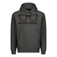 Charcoal Heather book nerd Premium Hoodie - artisFamous